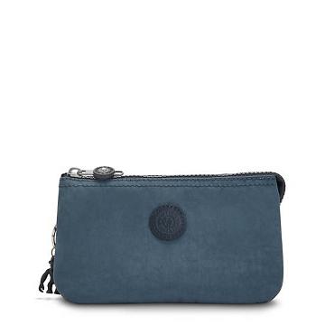 Kipling Creativity Large Pouch Taske Mørkeblå Grå | DK 2088HA